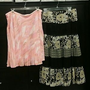 Lot of 2 bandolino skirts worn once